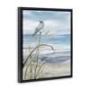 Stupell Industries Bird on Beach Shore Floating Frame Canvas Art - 2 of 4