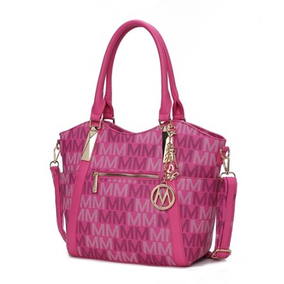 MKF Collection Jeneece M Signature Tote Bag Vegan Leather Stylish Women’s Purse by Mia K