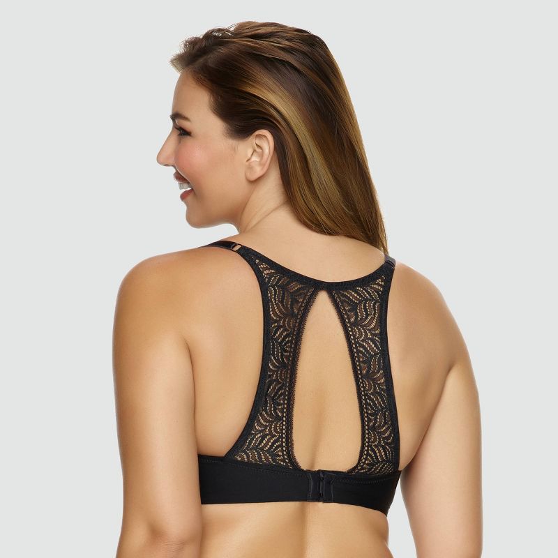 Paramour Women's Carolina Seamless Plunge Contour Bra with Lace T-Back, 2 of 2