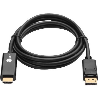 SIIG DisplayPort 1.2 To HDMI 6ft Cable 4K/30Hz - 6 ft DisplayPort/HDMI A/V Cable for Audio/Video Device, HDTV, PC, Monitor, Notebook, Desktop Computer