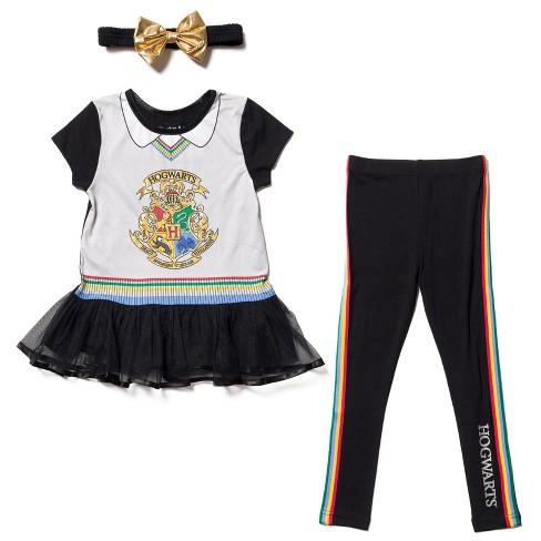 Buy Harry Potter Hogwarts Pink T-Shirt & Leggings Set 6 years, Tops and  t-shirts