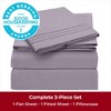 Mellanni 1800 Bed Sheets Twin Hazy Lilac - 2 of 3