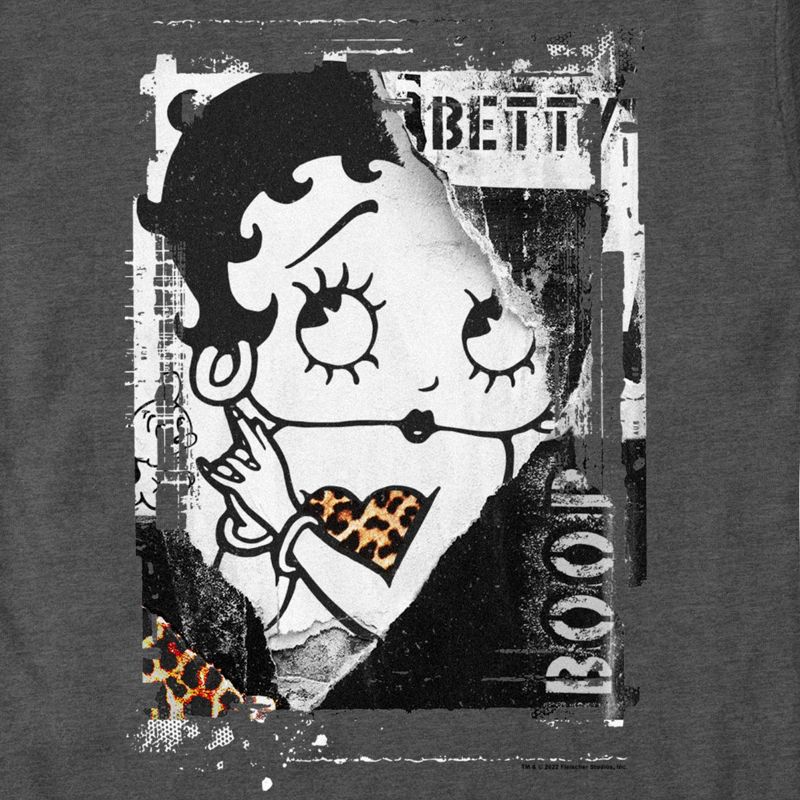 Men's Betty Boop Leopard Poster T-Shirt, 2 of 6