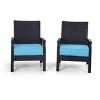 Rattan Wicker Patio Sofa - Captiva Designs - 2 of 4