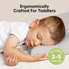 KeaBabies Jumbo Toddler Pillow with Pillowcase, 14X20 Soft Organic Toddler Pillows for Sleeping, Kids Travel Pillow - 2 of 4