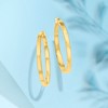 Ross-Simons Italian 14kt Yellow Gold Squared-Edge Hoop Earrings - 4 of 4