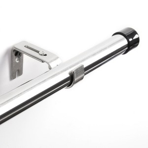 Deconovo Adjustable Curtain Rod with Detachable Finials – Multiple Sizes & Finishes, Durable Steel, OEKO-TEX Certified - 1 of 4