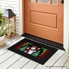 Briarwood Lane Winter Red Checkered Snowman Mini Mat 22x10 Indoor Outdoor For Winter Doormat - 3 of 3
