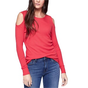 Sanctuary Clothing Womens Cold Shoulder Knit Blouse - 1 of 1