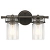 Kichler Lighting Brinley 2 - Light Vanity in  Brushed Nickel - 2 of 3