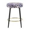 NicBex 24"Counter and Bar Stools with Faux Leather Upholstery,Modern Counter Stools,Chic Barstools for Kitchen Island,Set of 2 - 4 of 4
