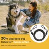 Petbobi 20ft Dog Tie Out Cable Heavy Duty Dog Chain Yard Lead Leash for Large Dogs up to 300lbs, Black - 2 of 4