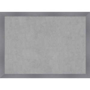 30"x22" Edwin Framed Magnetic Board Gray - Amanti Art: Wall Mount, Metal, Home & Office Decor - 1 of 4