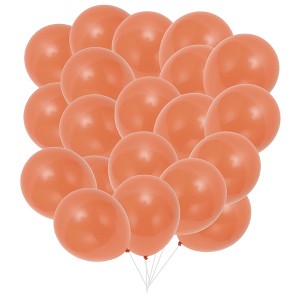 Unique Bargains Latex Helium Balloons 10-inch Round for Wedding Anniversary Graduation Birthday Party Backdrop Decorations 20 Pcs - 1 of 4