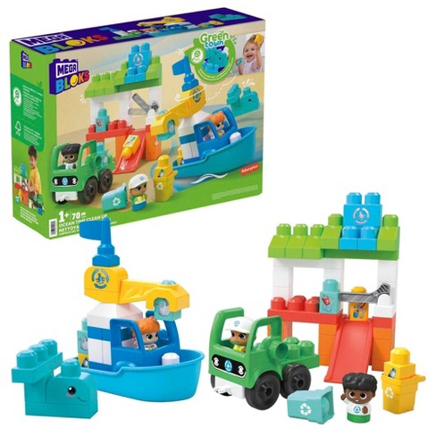 Mega Block Bob Baby Toys the Builder Work Yard Build-Up