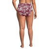 Lands' End Women's Chlorine Resistant Smoothing Control High Waisted Bikini Bottoms - 2 of 3