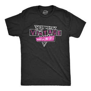 Mens Vintage Made In The 90s T Shirt Funny Decade Ninties Kid Novelty Tee - Crazy Dog Men's T Shirt - 1 of 4