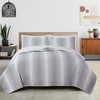 Great Bay Home Stripe Reversible Quilt Set With Shams - image 4 of 4