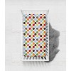 Bacati - Multicolor Large Dots 100 percent Cotton Universal Baby US Standard Crib or Toddler Bed Fitted Sheet - 3 of 4