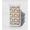 Bacati - Multicolor Large Dots 100 percent Cotton Universal Baby US Standard Crib or Toddler Bed Fitted Sheet - image 3 of 4