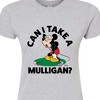 Women's - Disney - Can I Take A Mulligan Juniors Fitted Graphic T-Shirt - image 2 of 3