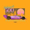 Mens Indy 500 Retro Night Vibe Car T Shirt - 2 of 4