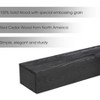 Vynxaria 60 in Solid Cedar Decorative Wall Shelf Floating Mantel Black 1pc Rustic Farmhouse Display Beam Storage Ledge - 4 of 4