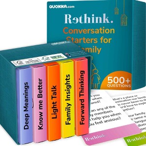 QUOKKA Rethink!: Conversations Starters - Card Games - Kids | Family | Couples - 1 of 4