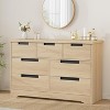 coucheta 5/7 Drawer Dresser for Bedroom, Modern Chest of Drawers with Embedded Handles, Wooden Dresser Organizer for Living Room, Hallway, Entryway - 3 of 4