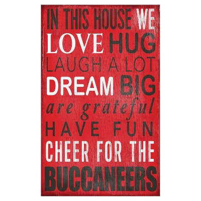 NFL Fan Creations In This House Sign