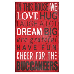 NFL Fan Creations In This House Sign - 1 of 1
