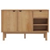 vidaXL Sideboard OTTA 44.9 in.x16.9 in.x28.9 in. Solid Wood Pine - image 3 of 4