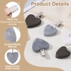 Unique Bargains Marble Heart Shape Tablecloth Weight Pendant Hooks 1.57" x 1.57" - 3 of 4