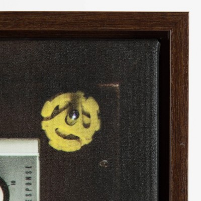 Vintage Turntable High Fidelity Framed Canvas Wall Art