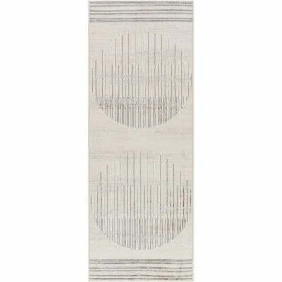 Hauteloom Angus Light Geometric Area Rug