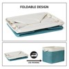 Aoibox Foldable Storage Bins Set of 2 Extra Large Fabric Organizer Baskets with Cotton Rope Handles for Closet Linen - 2 of 4