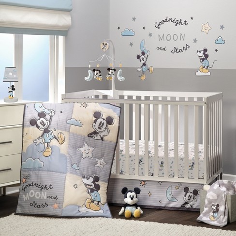 Baby minnie mouse crib bedding set 5 pieces sale