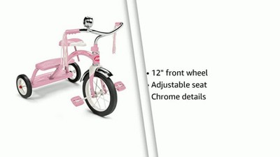 Classic pink dual deck tricycle online