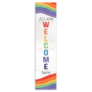 Creative Products All Are Welcome Here 10.5 x 47 Porch Leaner - 1 of 1
