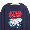 Boys' - Star Wars - Millennium Falcon Americana-Toddler And Youth Long Sleeve Graphic T-Shirt Long Sleeve Graphic T-Shirt - 2 of 4