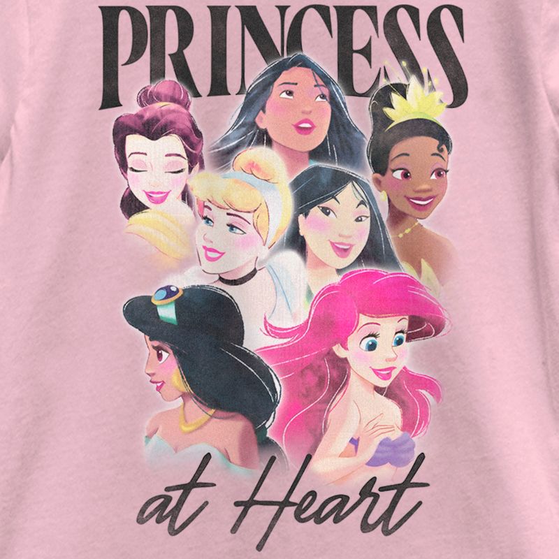Girl's Disney Princess at Heart T-Shirt, 2 of 5