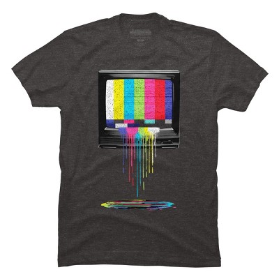 Men's Design By Humans Retro TV By clingcling T-Shirt
