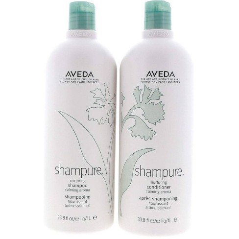 Aveda Shampure Nurturing Shampoo  & Conditioner (33.8 oz XXL LITER 1000 mL DUO SET KIT) Calming Hair Aroma for Moisture & Softness - image 1 of 4