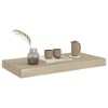 vidaXL Floating Wall Shelf Oak 19.7"x9.1"x1.5" MDF - 2 of 4
