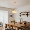 Pendant Light, Copper Finish, E26 Socket, 15.7in Glass Shade, Non-Integrated - 4 of 4