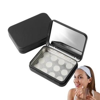 [2 Pack] Pimple Patch Case for Mighty Patch Acne Dots - Black Impresa Zit Stickers Case for Mighty Hero Pimple Patch