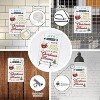 Lomsoe Christmas Metal Signs Let's Bake Stuff Drink Hot Cocoa Tin Sign Vintage Print Art Poster Ornaments Wall Decor Xmas Novelty Gift 8X12 Inch - 3 of 4