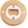 Unique Bargains Bottle Opener Magnetic Beer Opener Beech Wood Light Brown 2.56"x0.59" 1 Pcs - 4 of 4
