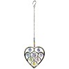Woodstock Crystal Suncatchers, Heart of Hearts Confetti, Crystal Wind Chimes For Inside, Office, Kitchen, Living Room Decor, 4.5"L - 2 of 4