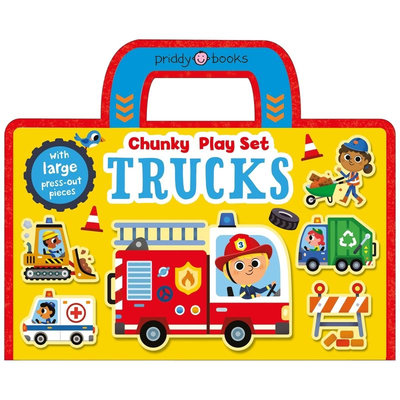 Chunky Play Set: Trucks - by  Roger Priddy (Board Book), 1 of 2